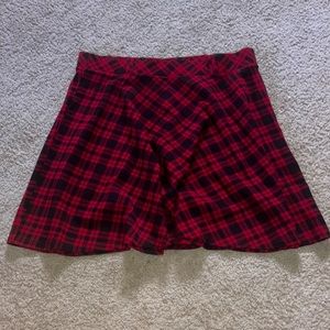 Plaid Skater Skirt